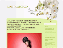 Tablet Screenshot of lolitaalonzo.com